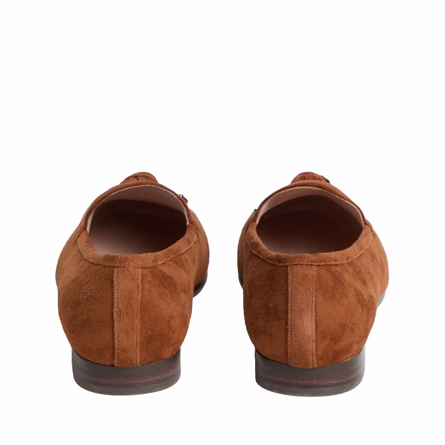 Coccinelle mocassini donna Loop Suede cognac