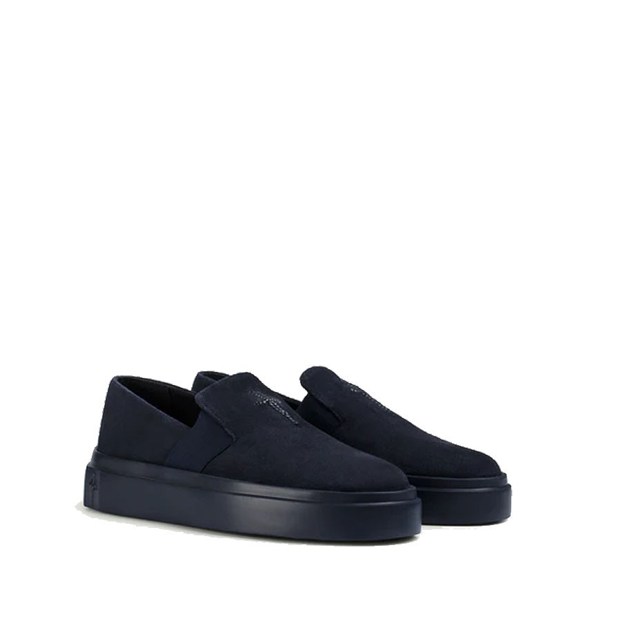 CESARE PACIOTTI men's sneakers VENUS SLIP-ON in blue suede