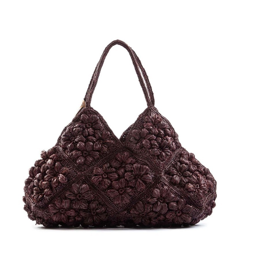 AFAR shopper DESIRE' flowers in fabric Shopper
