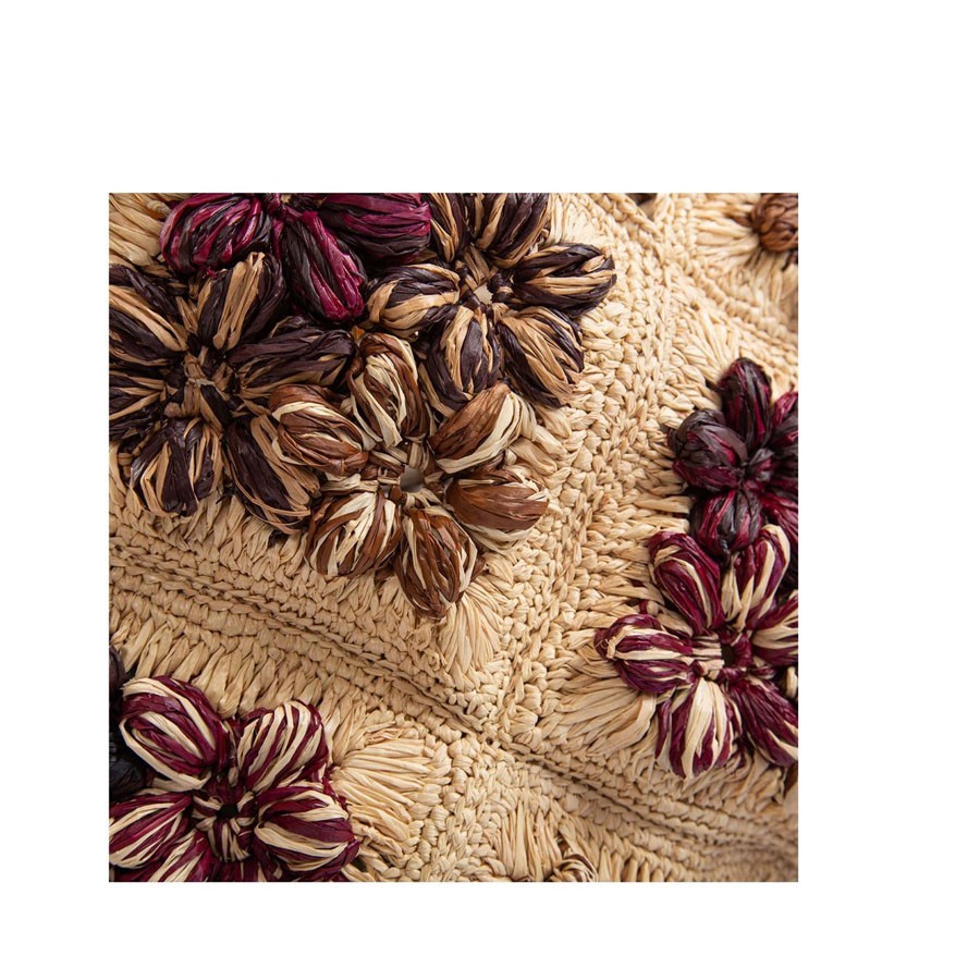 AFAR shopper DESIRE' flowers in fabric Shopper