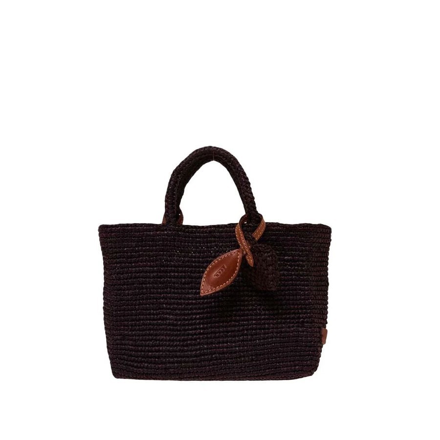 Afar shopping in raffia ALMA small