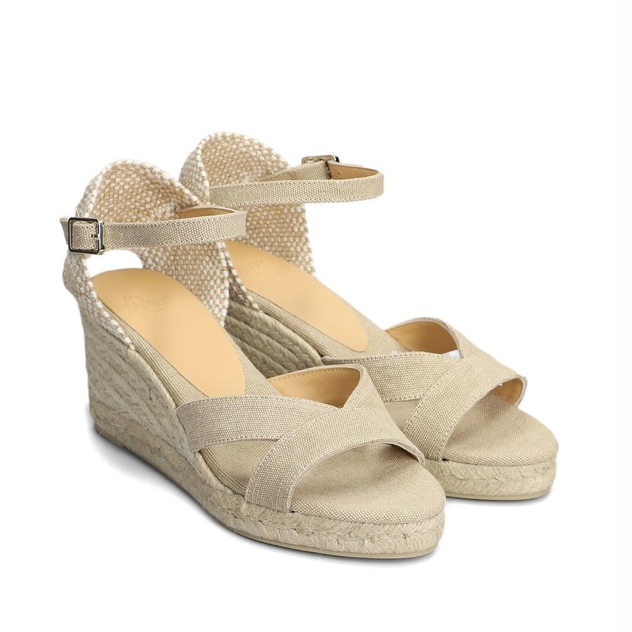Castañer sandalo sandalo espadrilla Bruna 6 sand