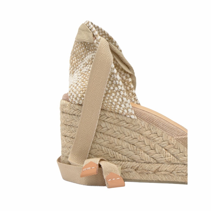 Castañer Carina espadrilles wedge sand sand