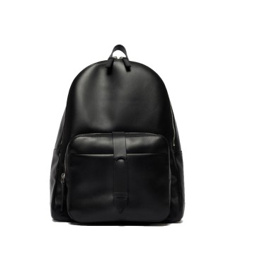 Orciani men's backpack Nobuckle in black leather