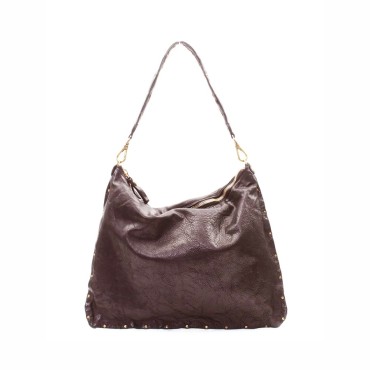 Campomaggi Wanda one-shoulder bag in cowhide with Tmoro rivets