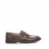 PANTANETTI uomo moccassino in pelle delavè marrone