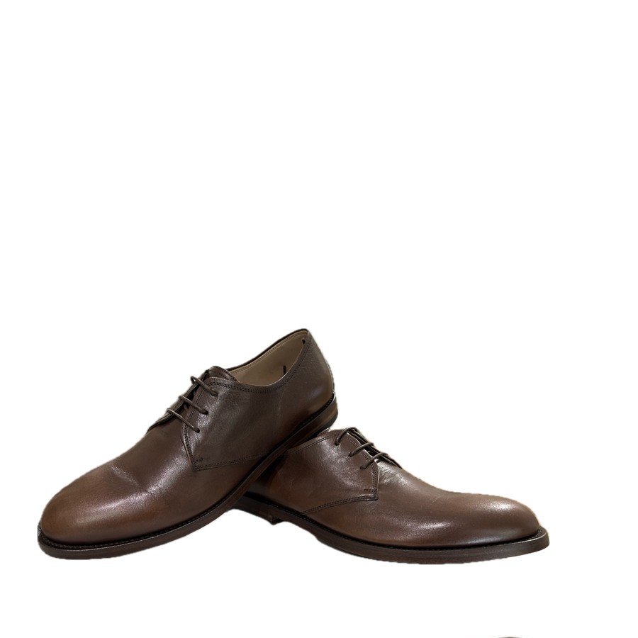PANTANETTI uomo scarpa allacciata in pelle delavè corteccia