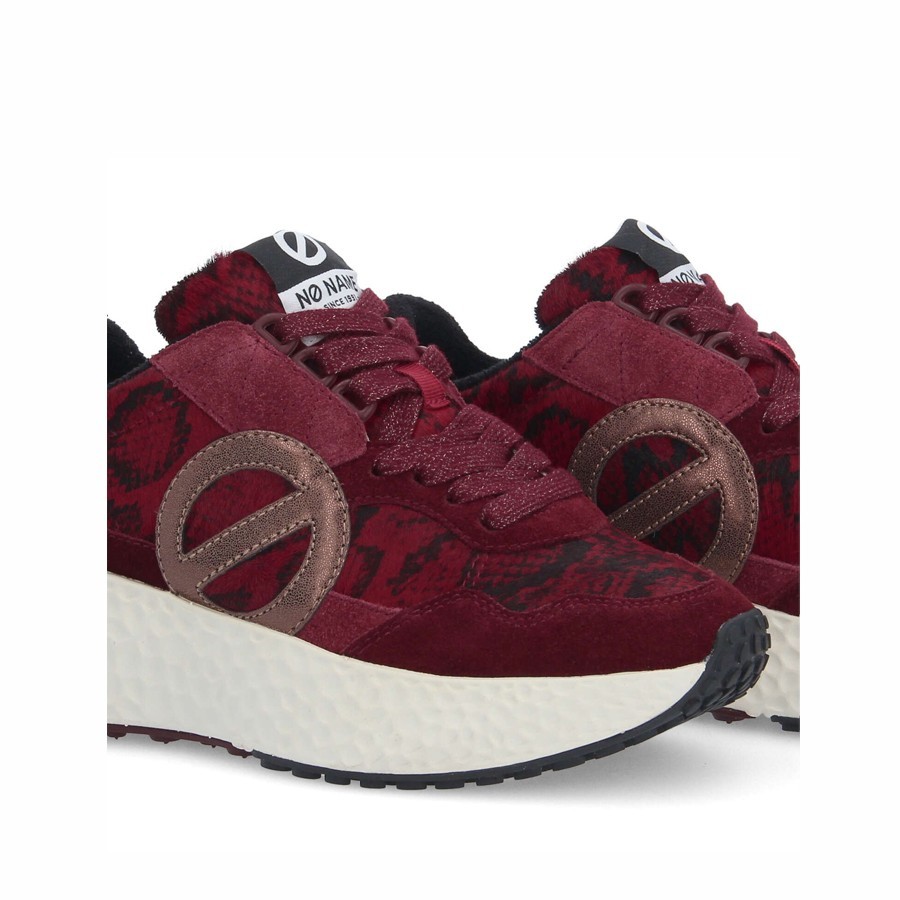 No Name Carter Jogger Red women's sneakers