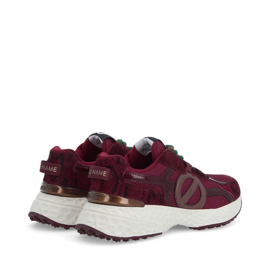 No Name sneakers donna Carter Runner 2.0 Red piton