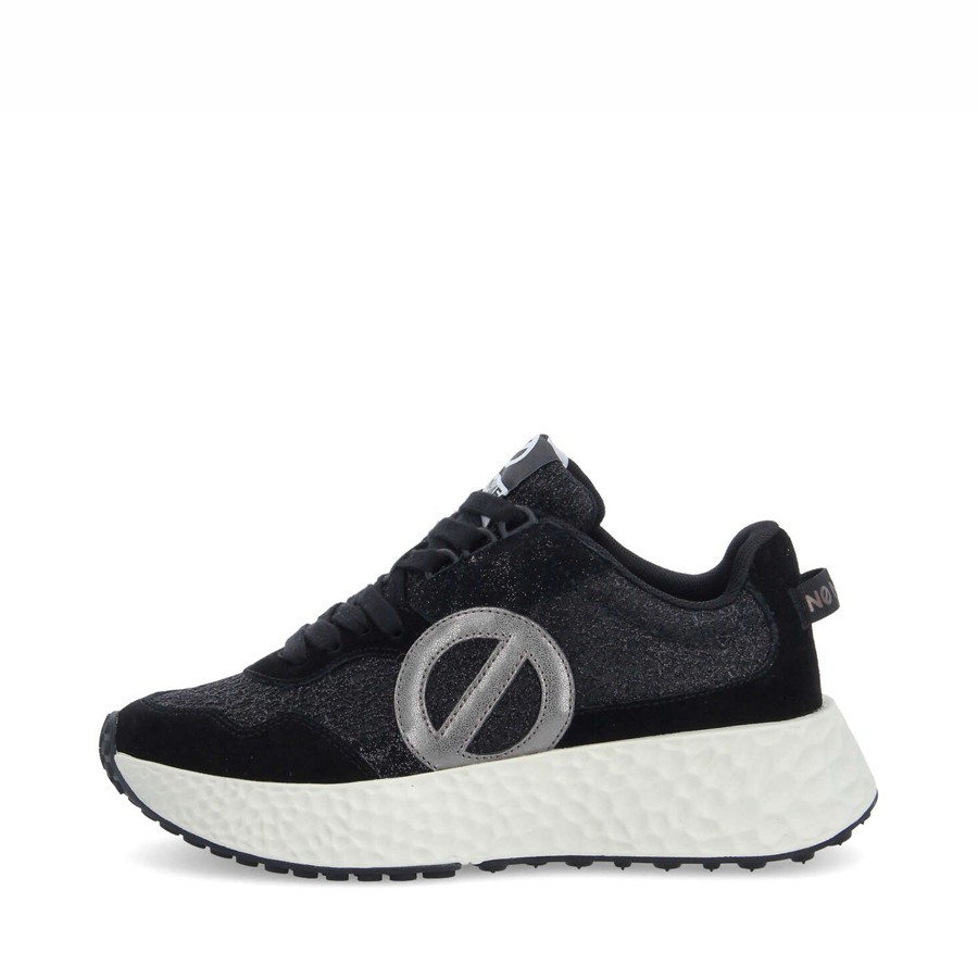 No Name sneakers donna Carter jogger suede Velisa black