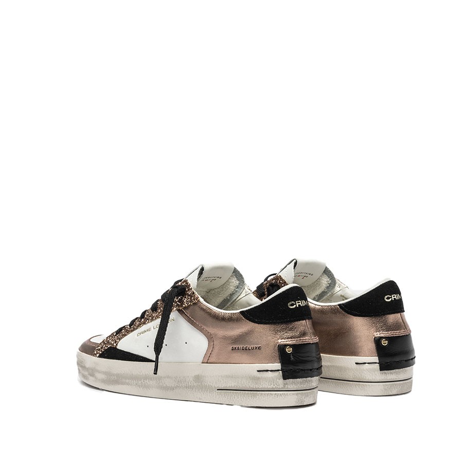 Crime London sneakers SK8 Deluxe Ambre glam