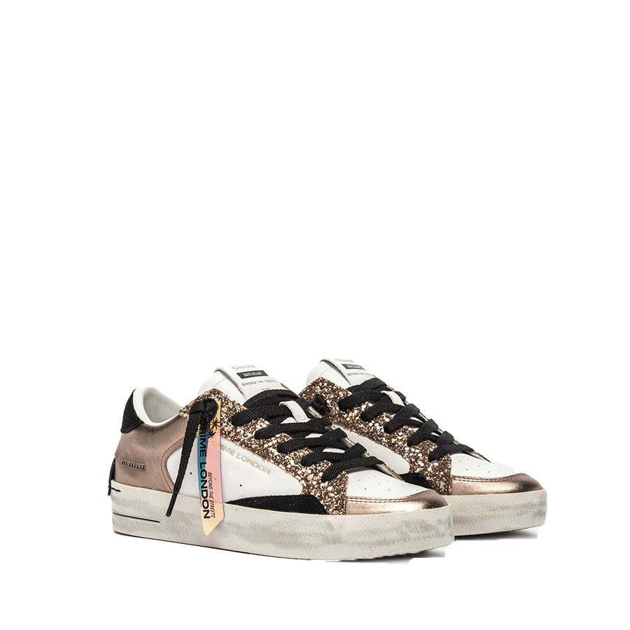Crime London sneakers SK8 Deluxe Ambre glam