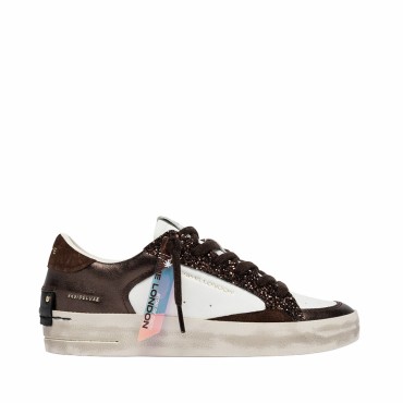 Crime London SK8 Deluxe Cocoa Mist sneakers