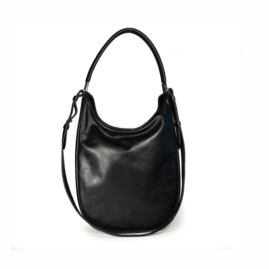 Vic Matiè borsa Anastasia big hobo bag Nero
