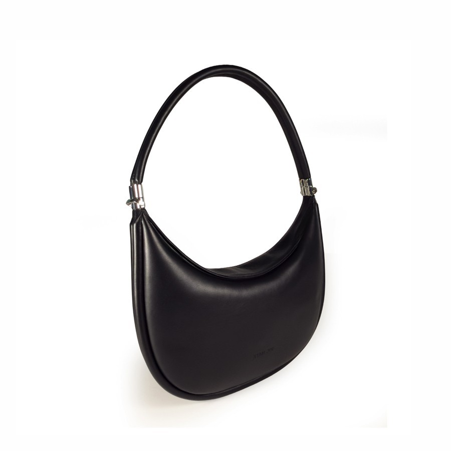 Vic Matiè Anastasia small hobo bag in black leather