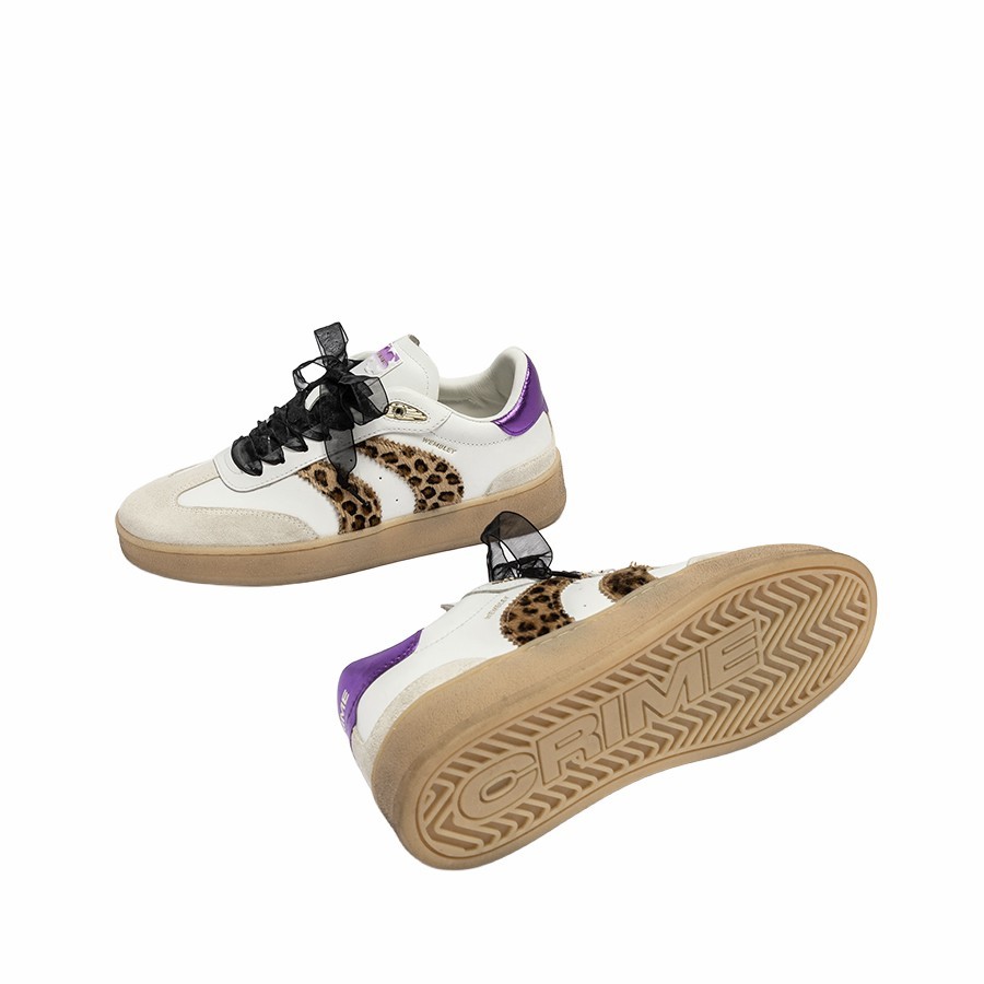 Crime London Wembley Purple Rain women's sneakers