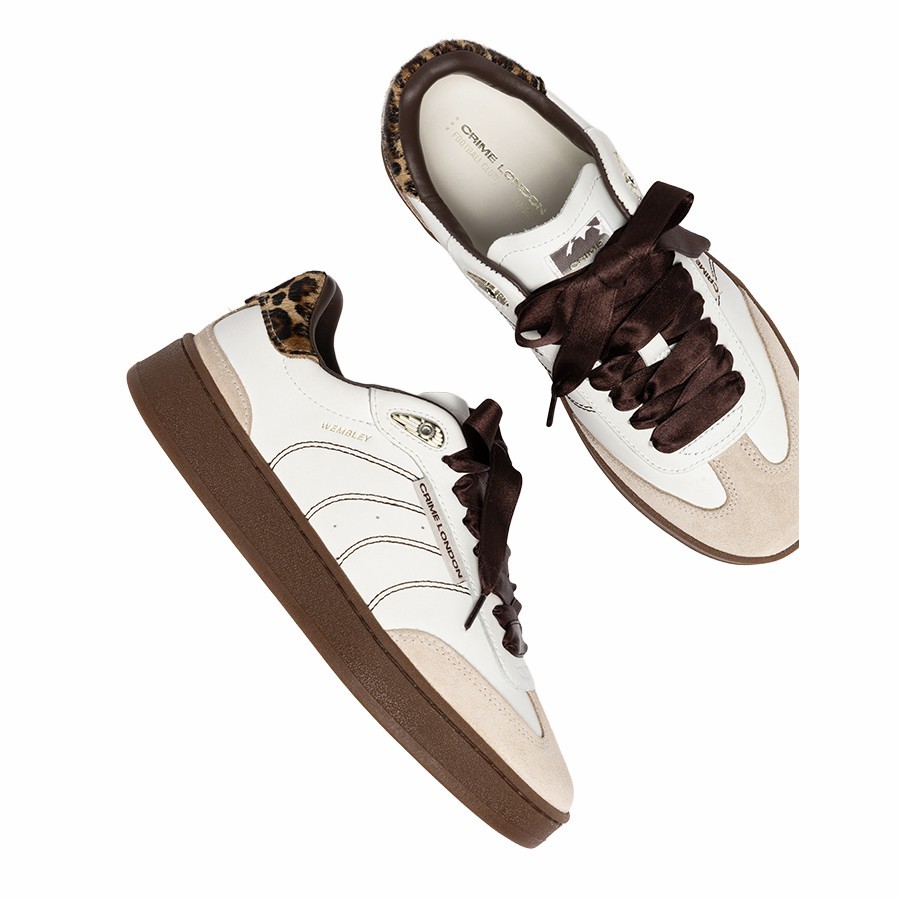 Crime London Wembley Cocoa Wild women's sneakers