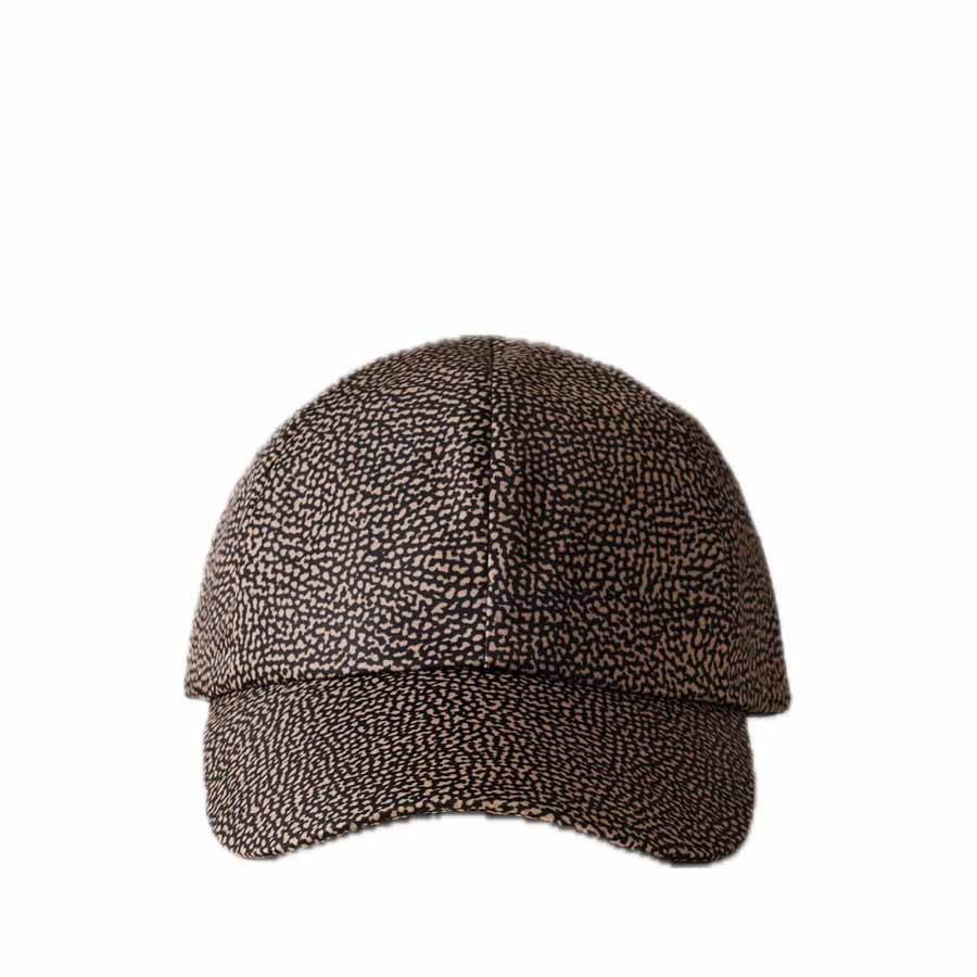 Borbonese cappello Baseball Cap di Tessuto OP naturale