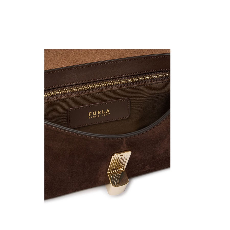 Furla Iride Borsa A Tracolla S in camoscio