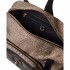 Borbonese bauletto medium a spalla Poche tessuto Opnaturale e Pelle nero