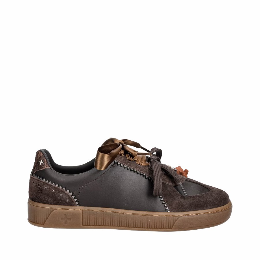 Gio+ sneaker Blue1048 combi brown
