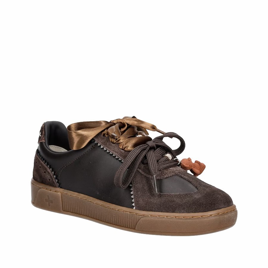 Gio+ sneaker Blue1048 combi brown