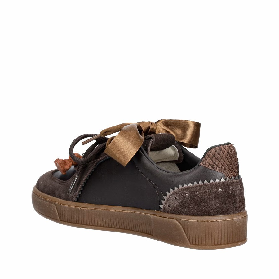 Gio+ sneaker Blue1048 combi brown
