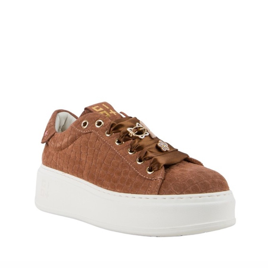 Gio+ sneaker Pia622a combi brown