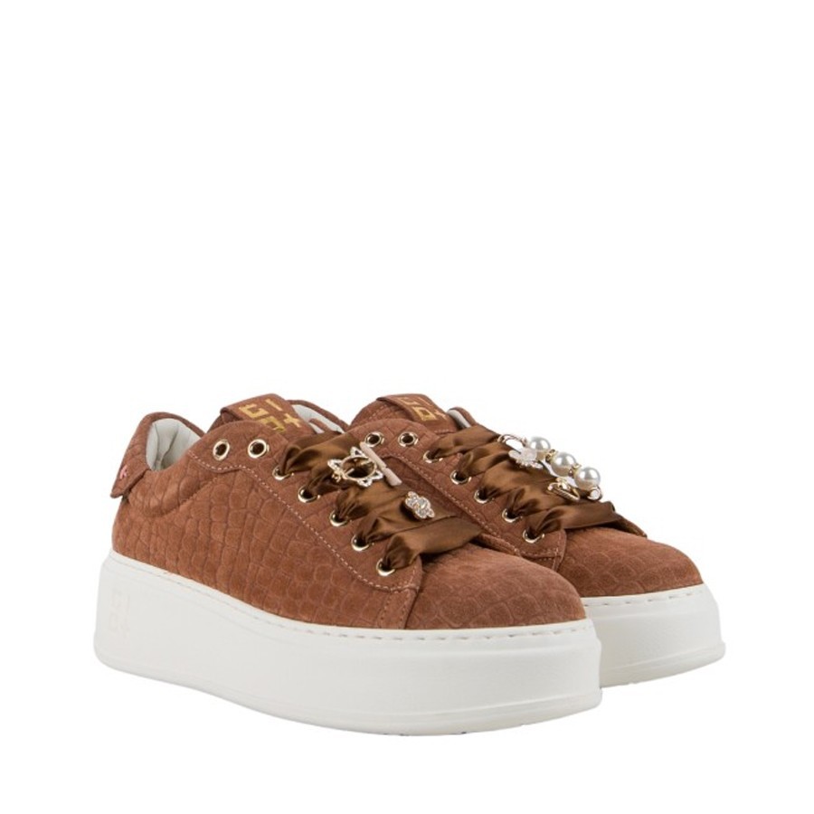 Gio+ sneaker Pia622a combi brown