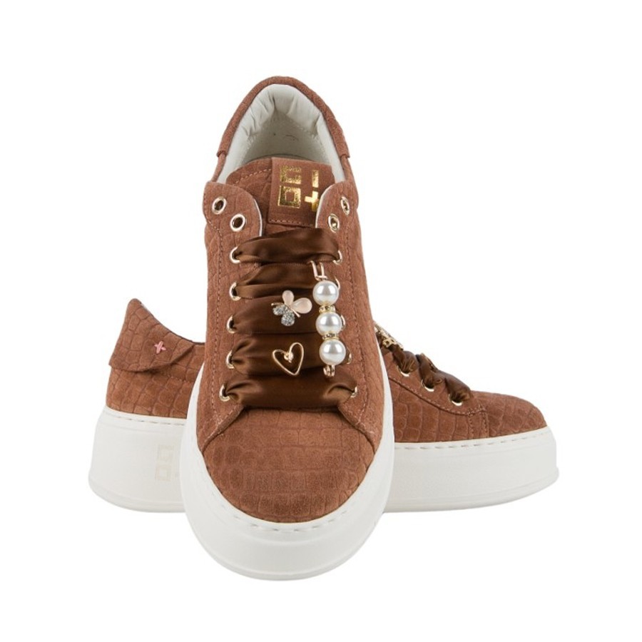 Gio+ sneaker Pia622a combi cuoio