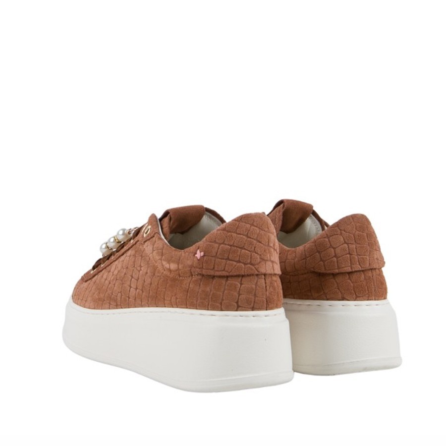 Gio+ sneaker Pia622a combi cuoio