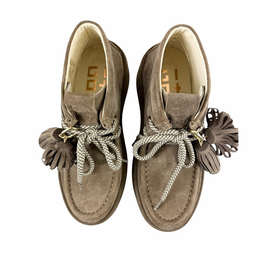 Gio+ sneaker Lola04 combi tortora