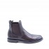 PANTANETTI Men's ankle boot with dark moka leather side elastics