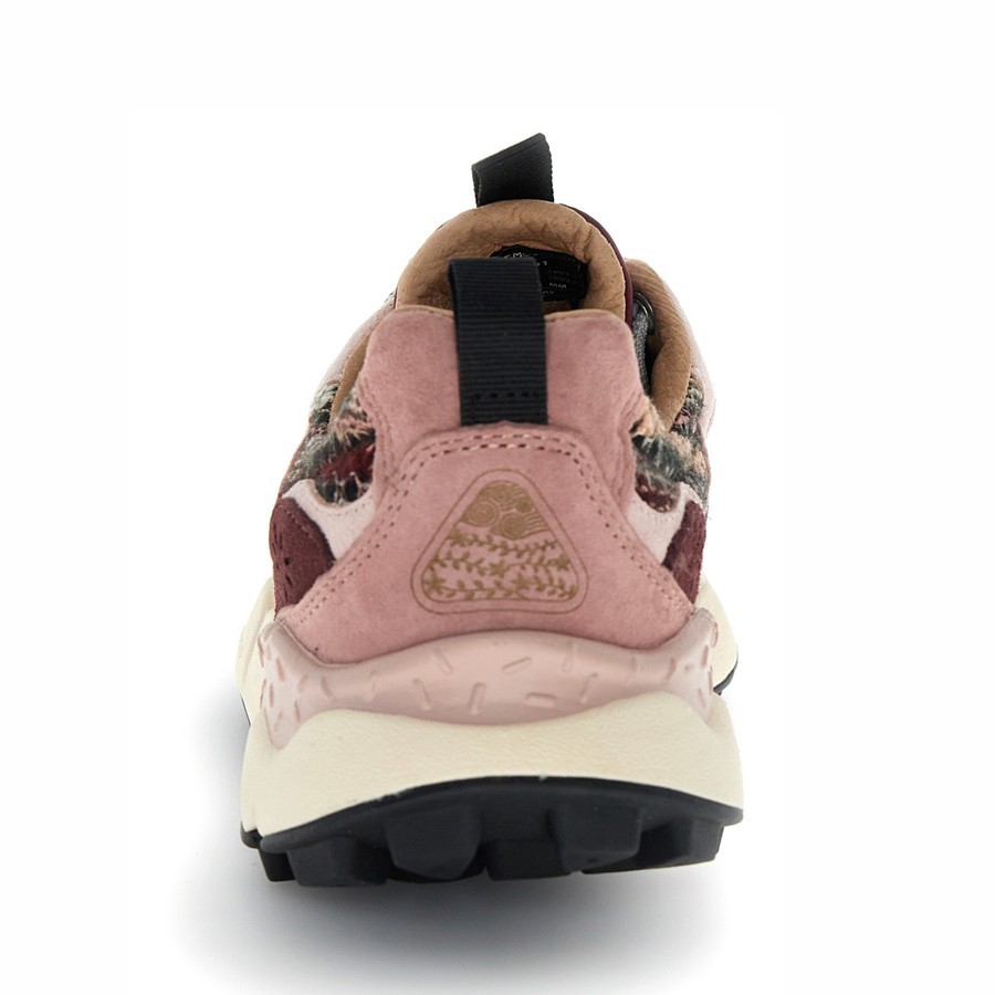 Flower mountain Yamano 3 woman suede woolen Kinitting Purple Pink Brown