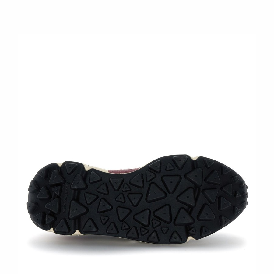 Flower mountain Yamano 3 woman suede Cow velour grey black dark greY