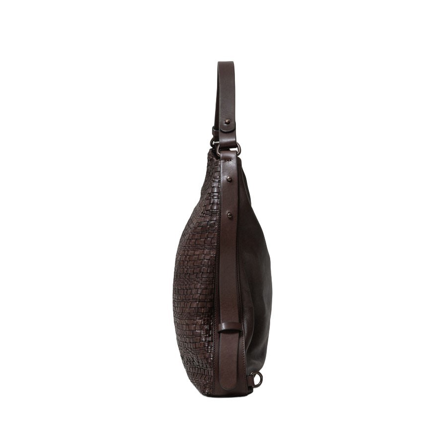 Reptile's House backpack shoulder bag Chris leather woven ciok