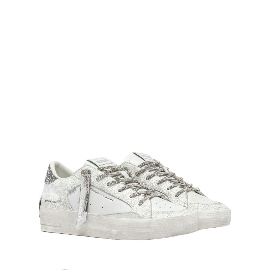 Crime London sneakers SK8 Deluxe wedge always shining