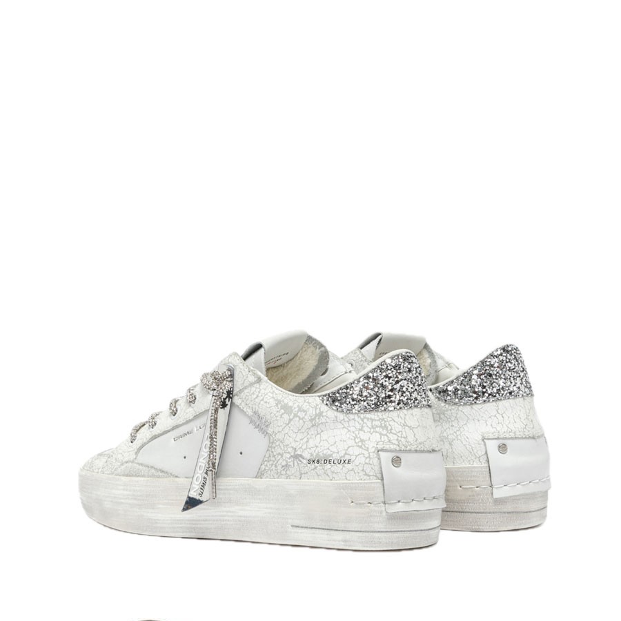 Crime London sneakers SK8 Deluxe wedge always shining