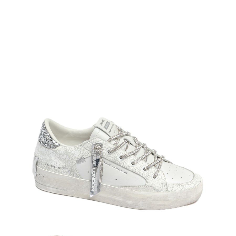 Crime London sneakers SK8 Deluxe wedge always shining