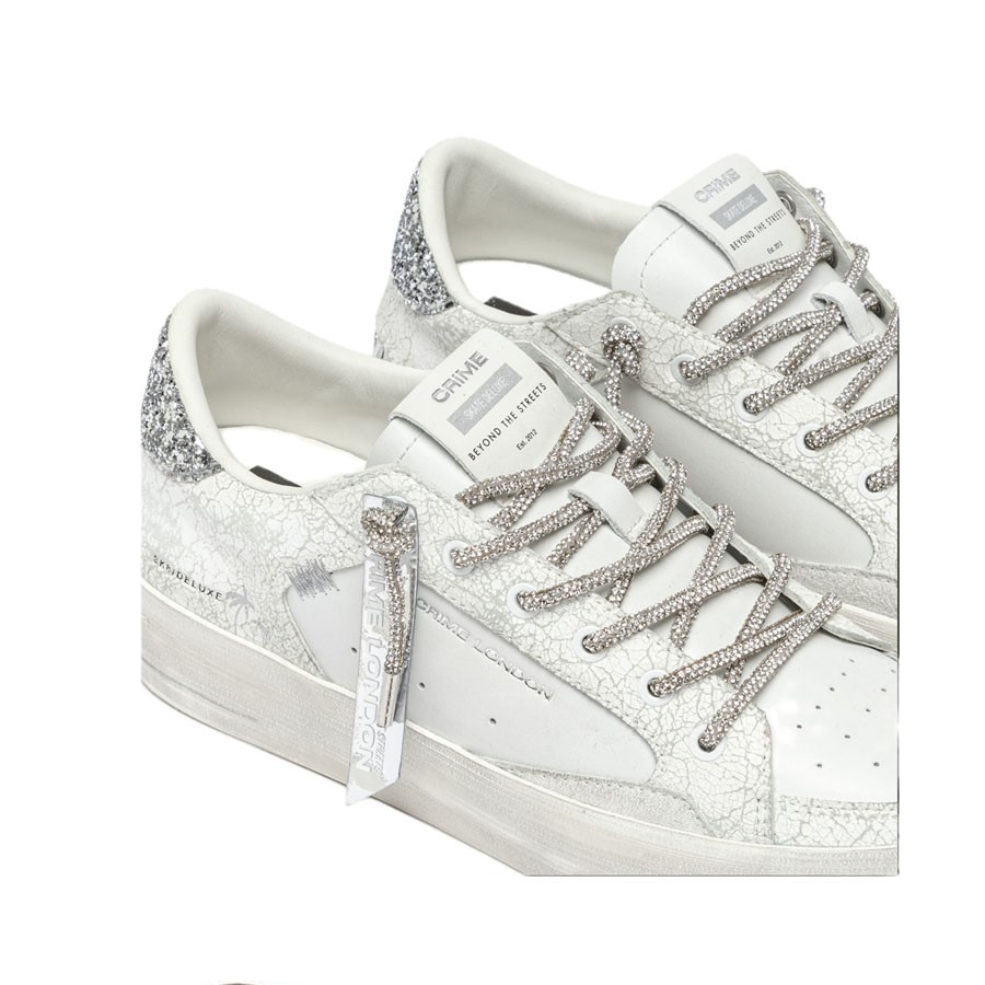 Crime London sneakers SK8 Deluxe wedge always shining