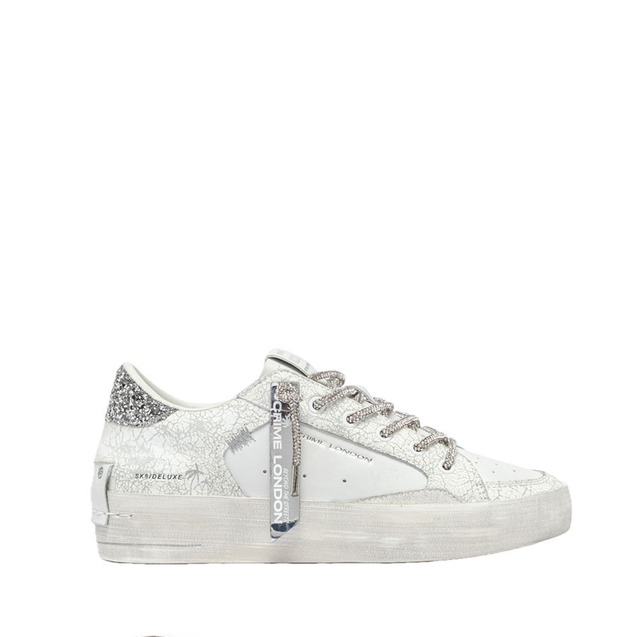 Crime London sneakers SK8 Deluxe wedge always shining