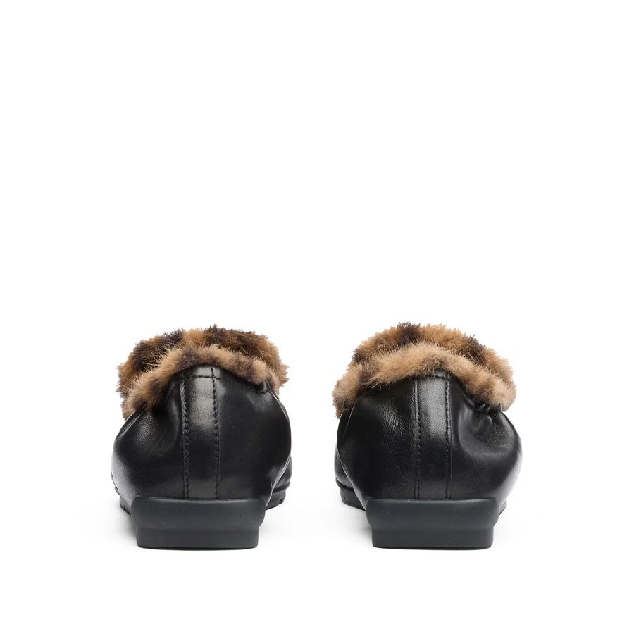 ASH moccasin BARKLEYFUR black