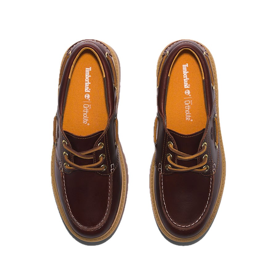 Timberland Scarpa donna Barca Plateau Stone Street marrone scuro