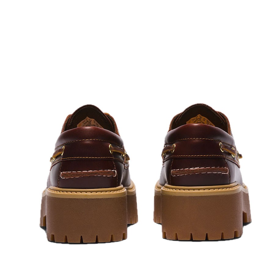 Timberland Scarpa donna Barca Plateau Stone Street marrone scuro