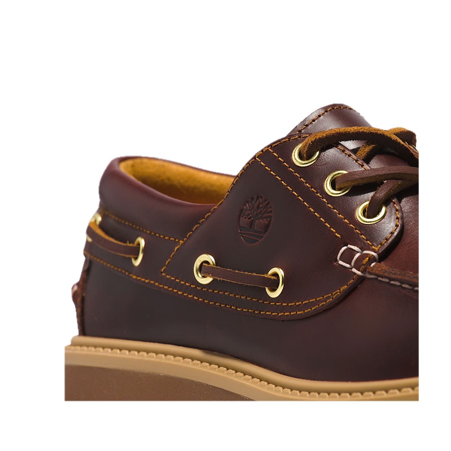 Timberland Scarpa donna Barca Plateau Stone Street marrone scuro