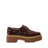 Timberland Women's Boat Shoe Platform Stone Street Dark Brown