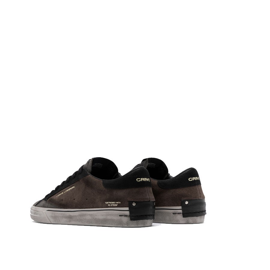 Crime London sneakers uomo DISTRESSED 2.0 BROWNSTONE
