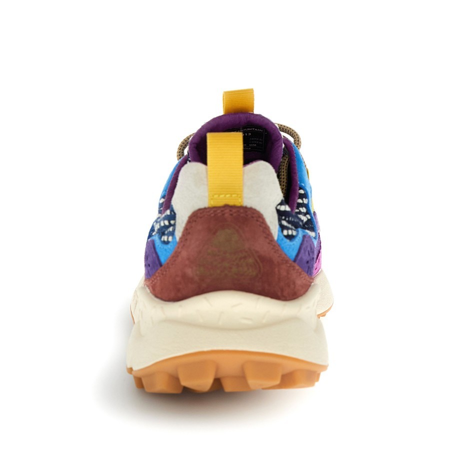 Flower mountain Yamano 3 woman suede Capsule Katsuo Sashi cotton cipria bordeaux violet