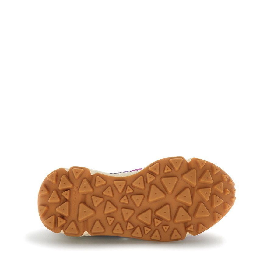 Flower mountain Yamano 3 woman suede Capsule Katsuo Sashi cotton cipria bordeaux violet