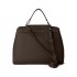 Orciani Sveva Soft large leather shoulder bag with shoulder strap